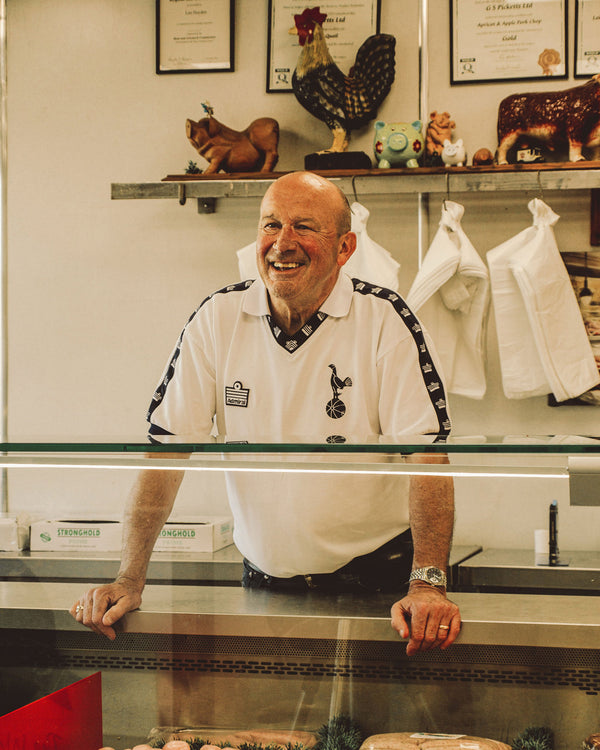 The People’s Game: Leo The Spurs Fan wearing the 1977-80 Tottenham football shirt