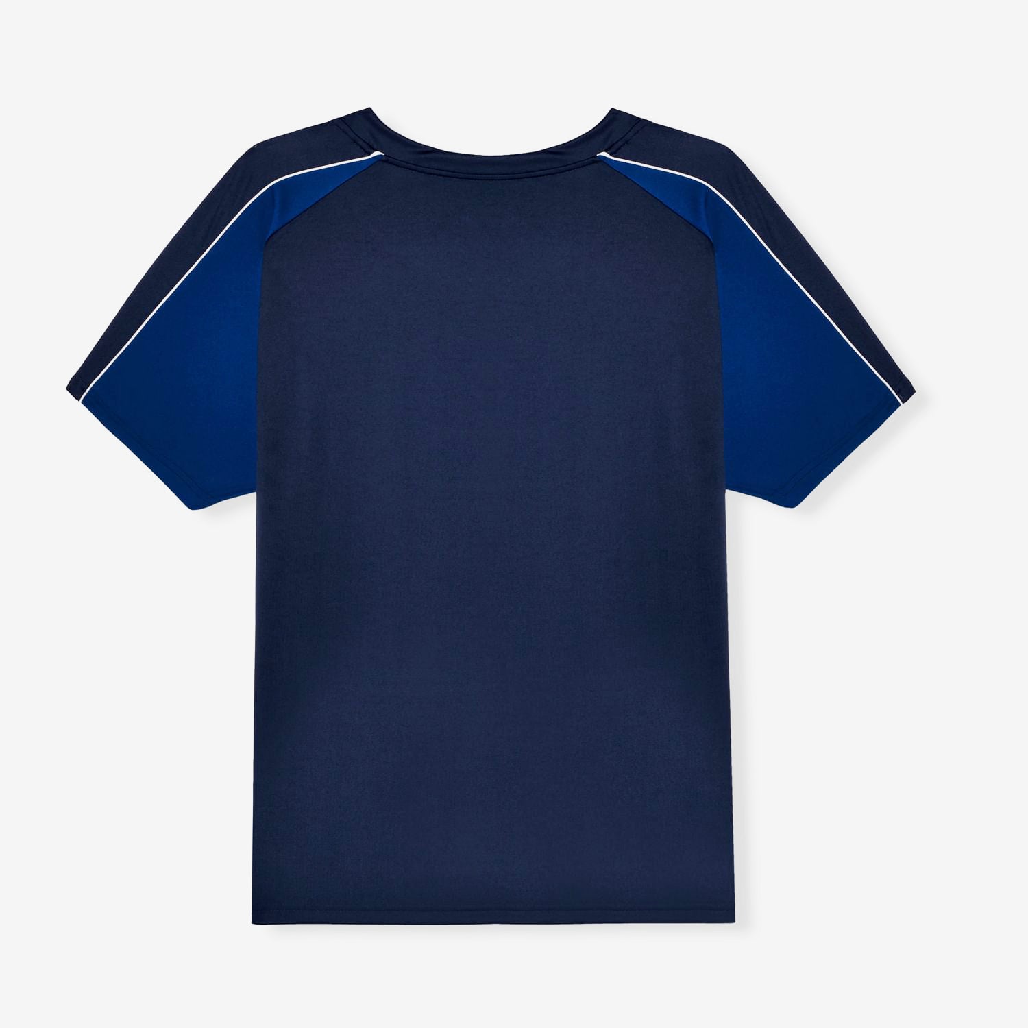 Pluto Raglan Poly T-Shirt | Navy/Royal Blue | Admiral Sports