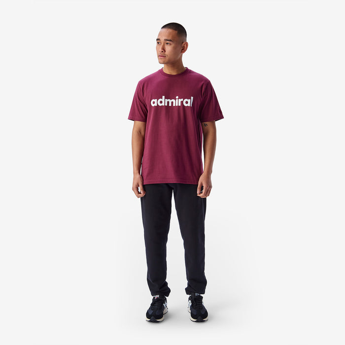 Denzell Logo T-Shirt - Burgundy