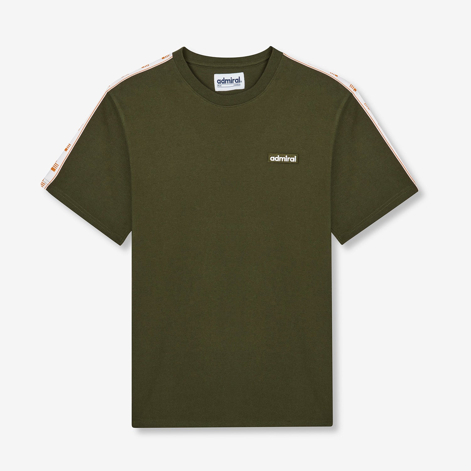 Bardon Repeat Tape T-Shirt - Dark Green - Admiral Sports