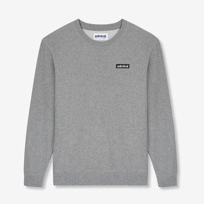 Stamford Embroidered Sweatshirt - Grey Marl