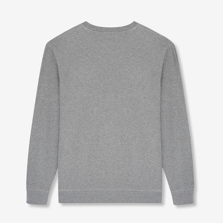 Stamford Embroidered Sweatshirt - Grey Marl