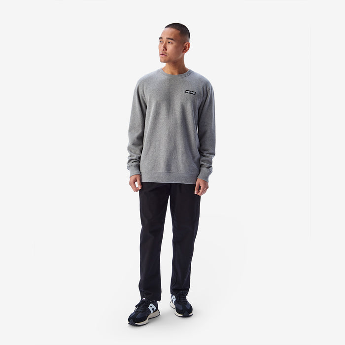 Stamford Embroidered Sweatshirt - Grey Marl