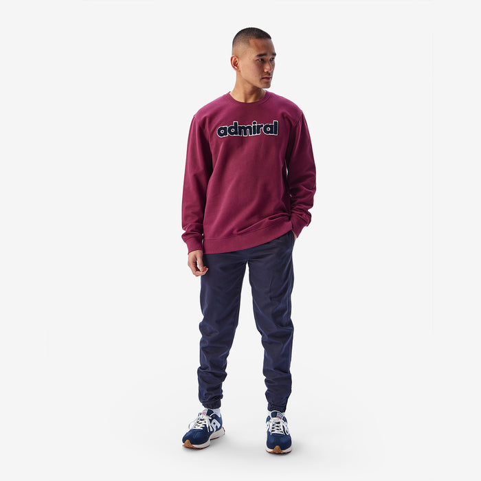Stamford Chenille Sweatshirt - Burgundy