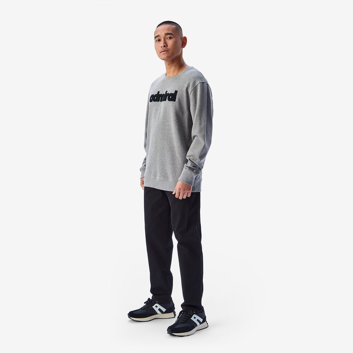 Stamford Chenille Sweatshirt - Grey Marl
