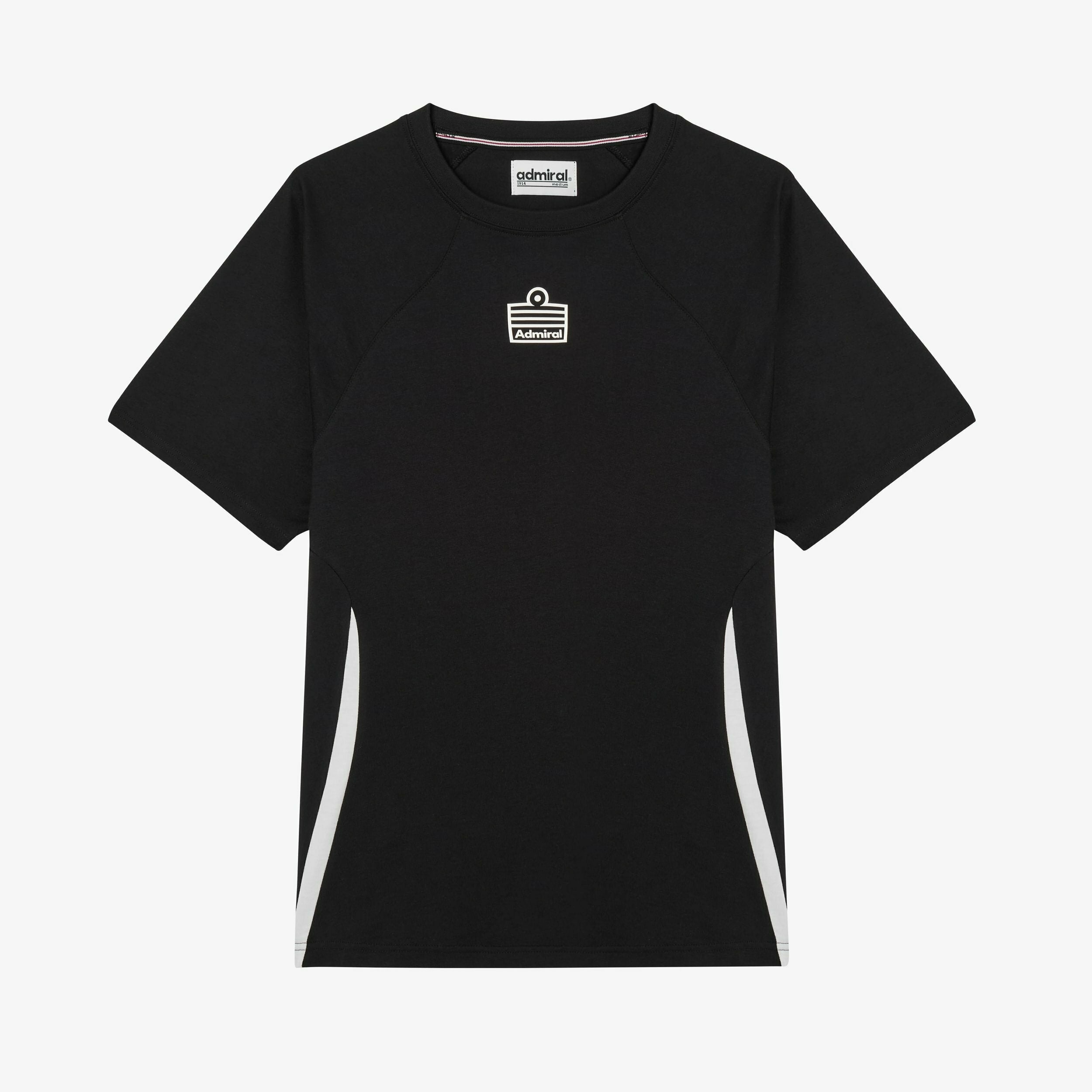 Panel T-Shirt - Black - Admiral Sports