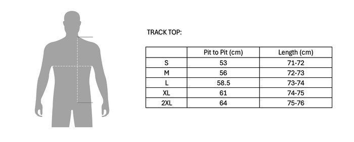 Bridge Track Top - Sky Blue/Navy