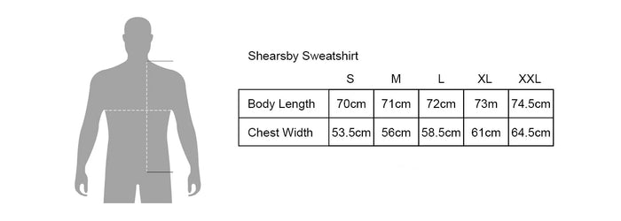 Shearsby Sweatshirt - Simi Black Wash