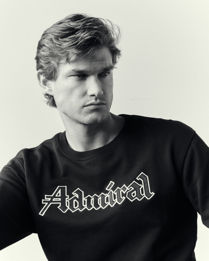 Francis Admiral Graphic Sweatshirt - Black