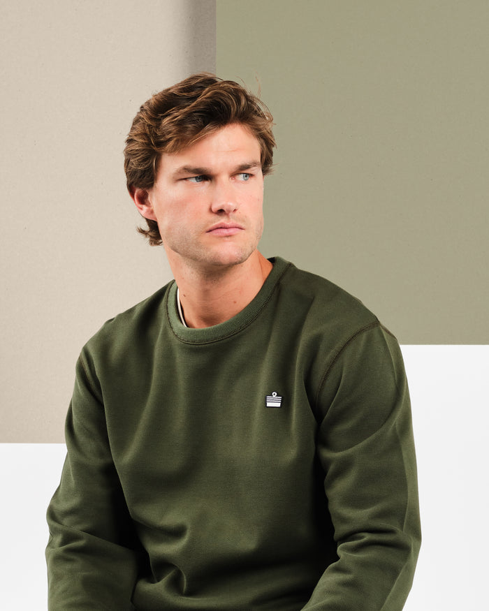 Corrigan Pique Sweatshirt - Green