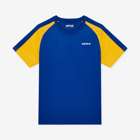 Pluto Poly T-Shirt - Royal Blue/Yellow