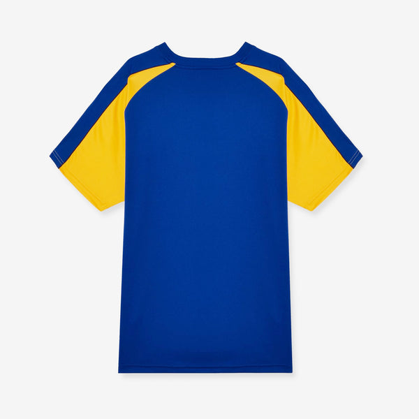 Pluto Poly T-Shirt - Royal Blue/Yellow