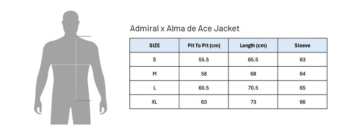 Alma de Ace x Admiral Track Jacket - Blue