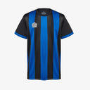 Striped Football Shirt Juniors - Black/Royal
