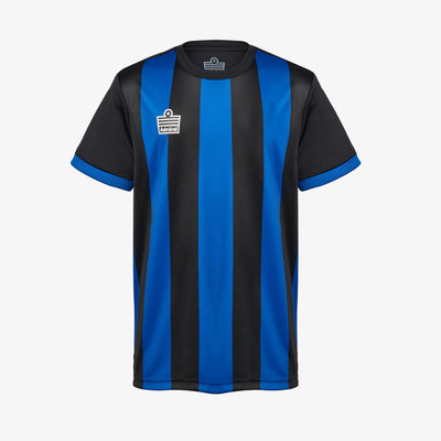 Striped Football Shirt Juniors - Black/Royal