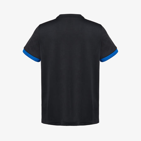 Striped Football Shirt Juniors - Black/Royal