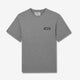 Denzell Embroidered T-Shirt - Grey Marl