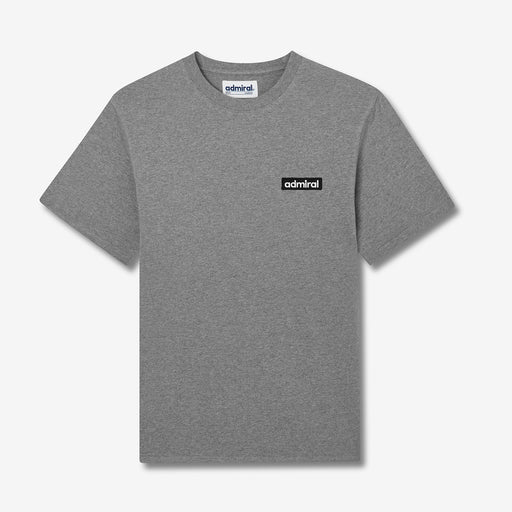 Denzell Embroidered T-Shirt - Grey Marl