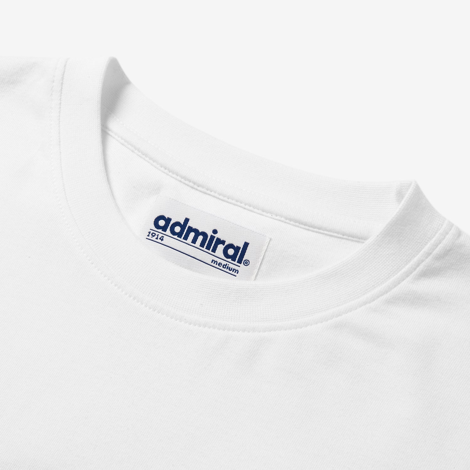 Denzell Logo T-Shirt - White - Admiral Sports