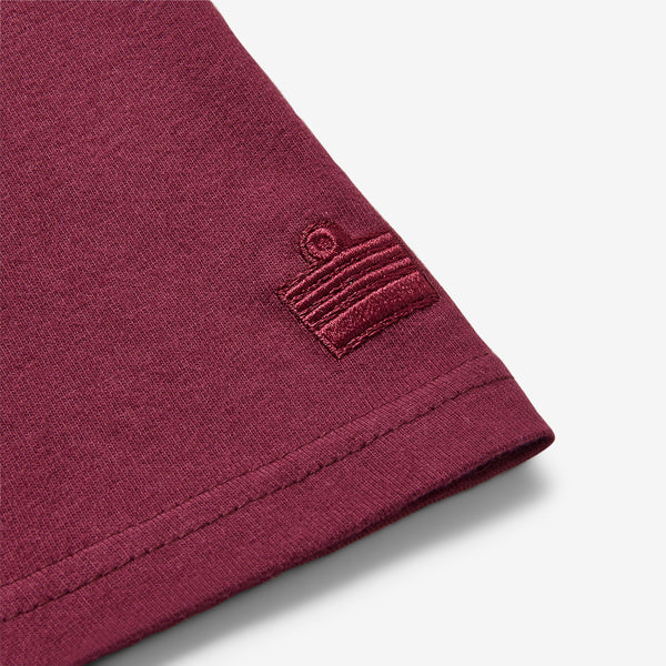 Denzell Logo T-Shirt - Burgundy