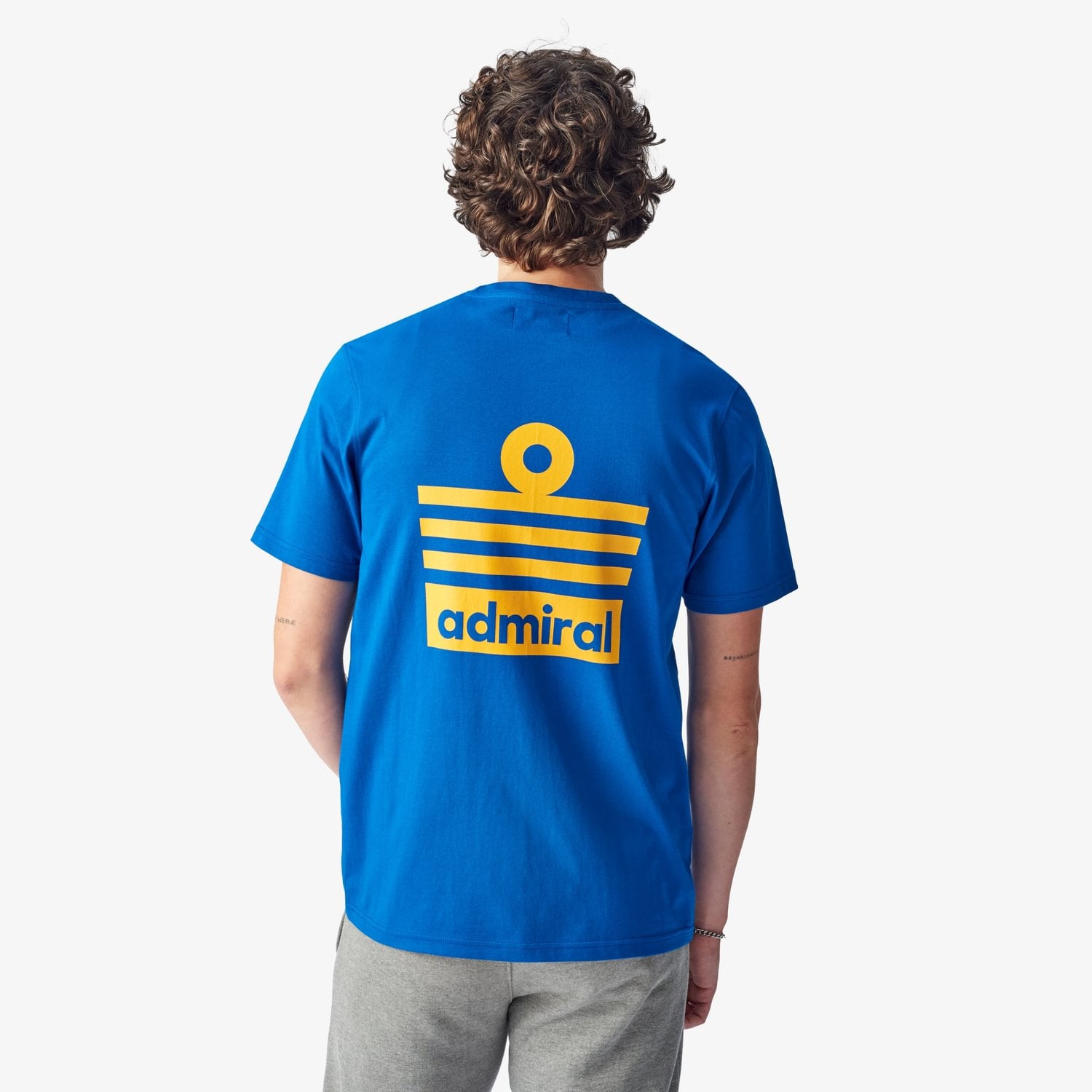 Admiral Ensign T-Shirt - Royal/Yellow - Admiral Sports