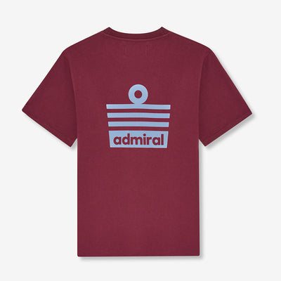Admiral Ensign T-Shirt - Burgundy/Sky