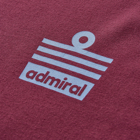 Admiral Ensign T-Shirt - Burgundy/Sky