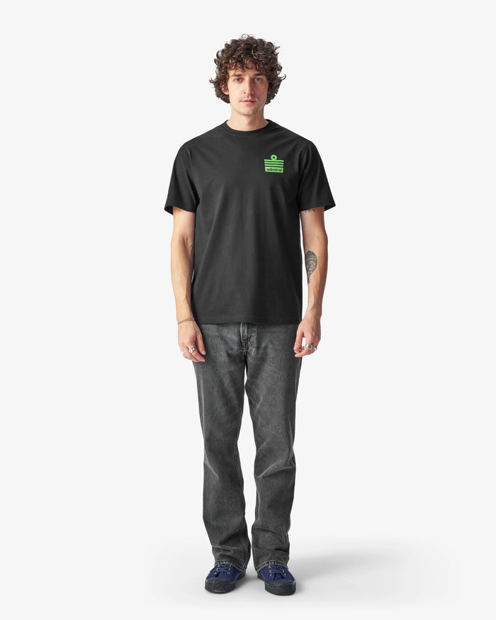 Denzell Ensign Logo T-Shirt - Black/Lime