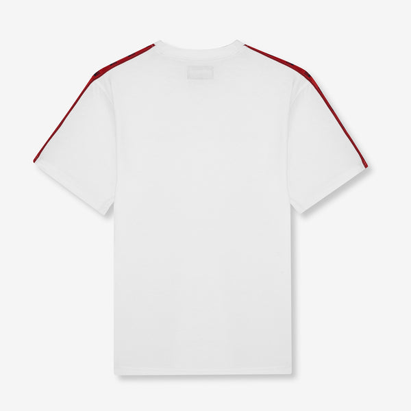 Bardon Repeat Tape T-Shirt - White