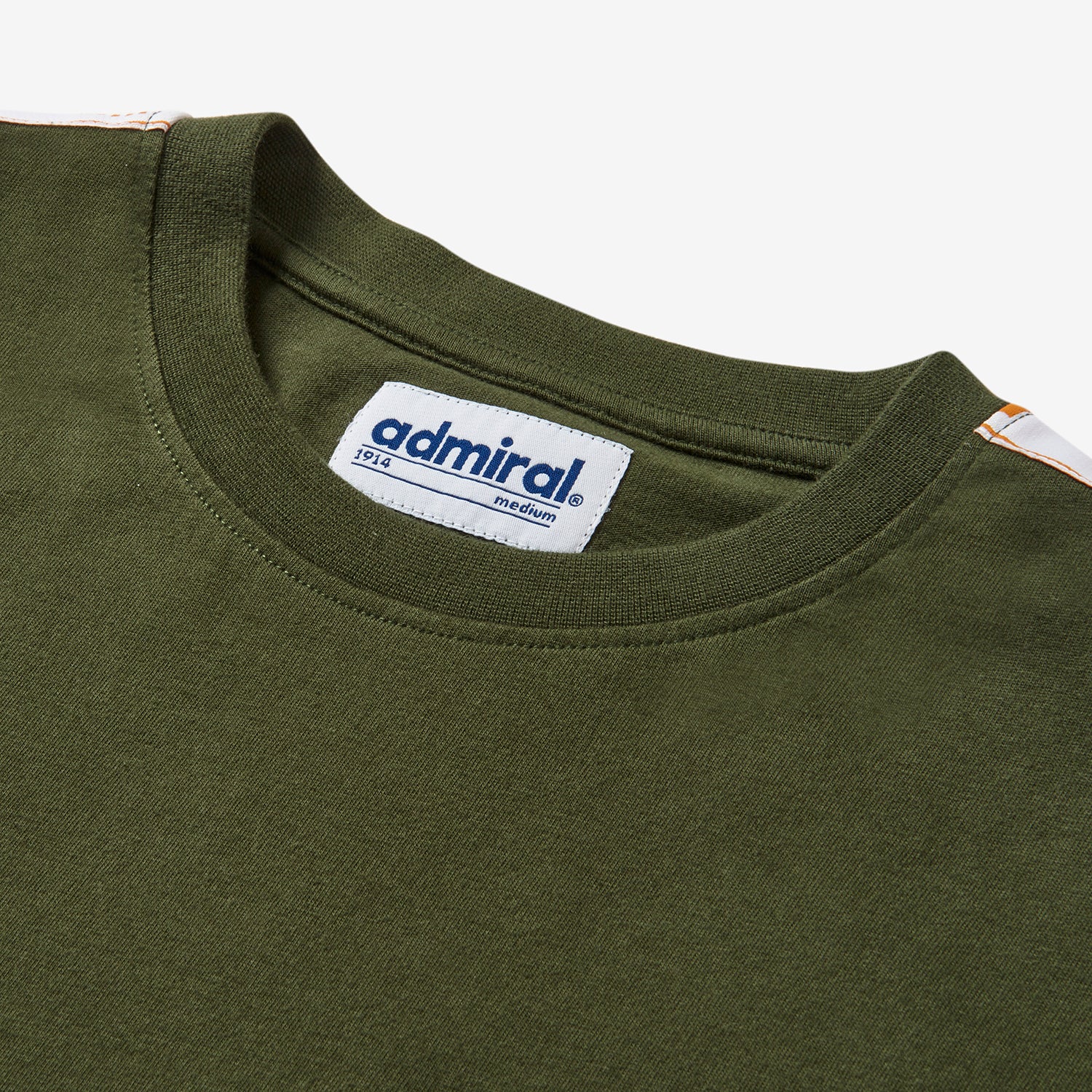 Bardon Repeat Tape T-Shirt - Dark Green - Admiral Sports