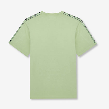 Bardon Repeat Tape T-Shirt - Light Green