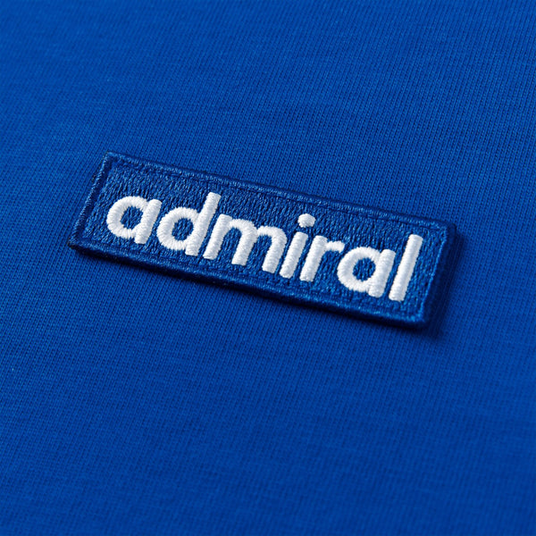 Bardon Repeat Tape T-Shirt - Royal Blue/White