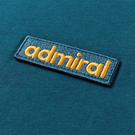 Bardon Repeat Tape T-Shirt - Teal/Yellow