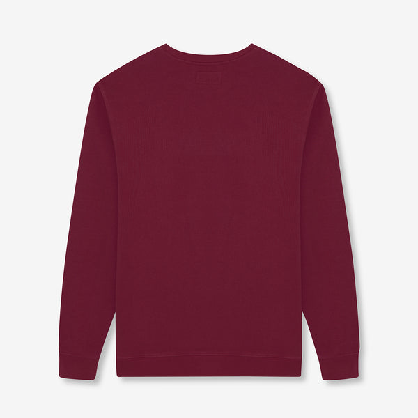 Stamford Chenille Sweatshirt - Burgundy