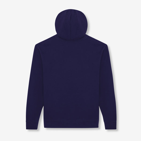 Harcourt Embroidered Hoodie - Navy