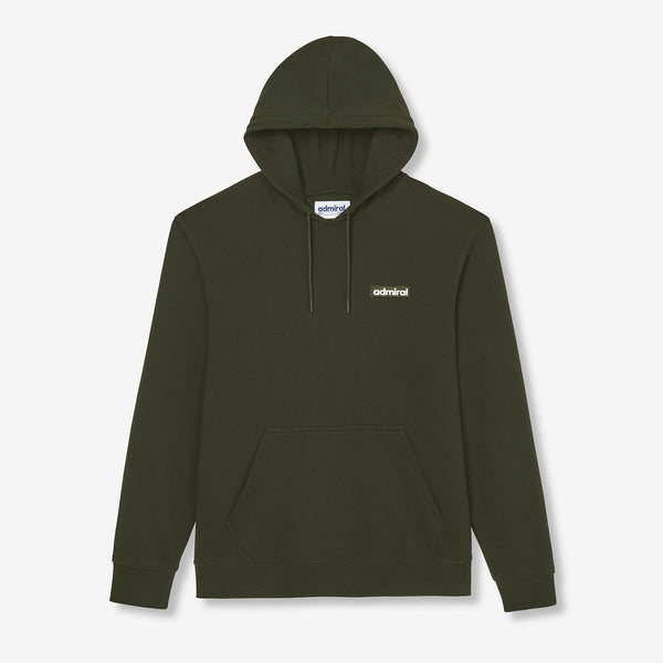 Harcourt Embroidered Hoodie - Dark Green