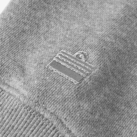 Harcourt Logo Hoodie - Grey Marl