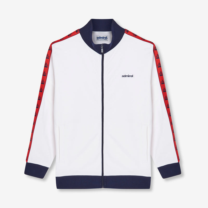 Coles Repeat Tape Track Top White