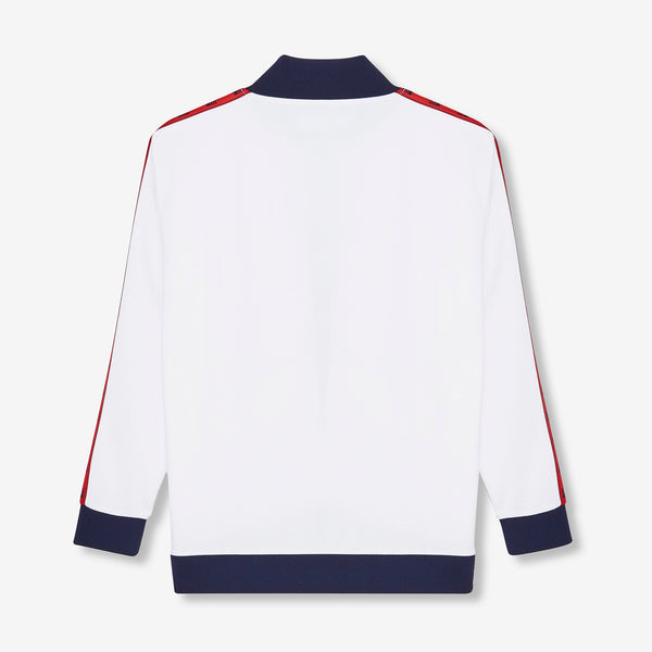 Coles Repeat Tape Track Top - White