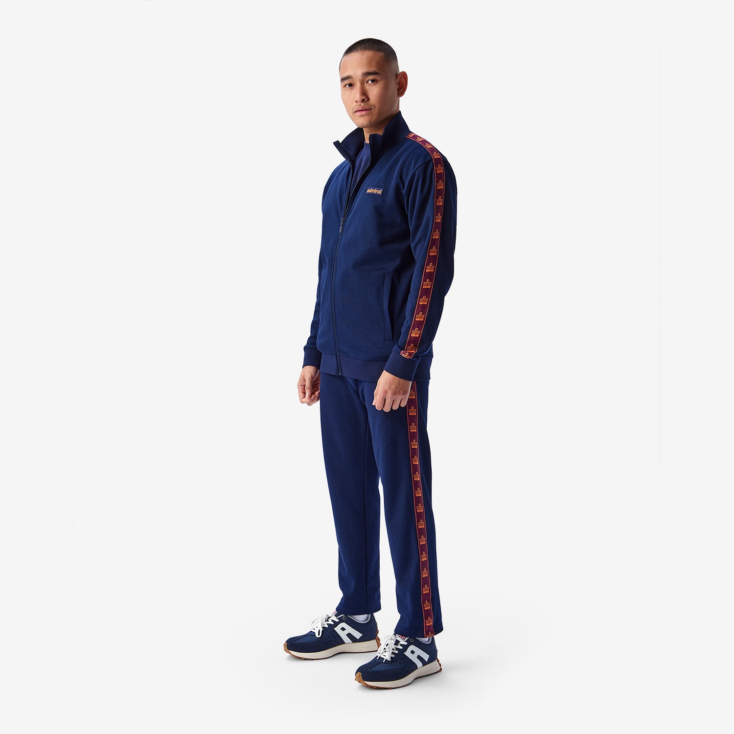 Coles Repeat Tape Track Top - Navy - Admiral Sports