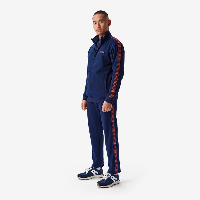 Coles Repeat Tape Track Top - Navy