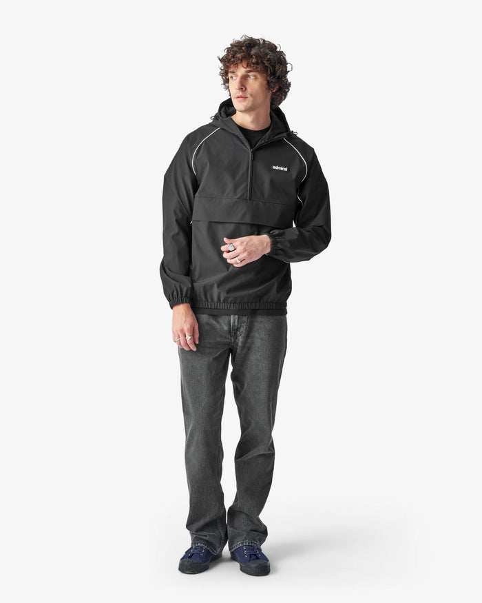 Mercury Windcheater Jacket - Black/White