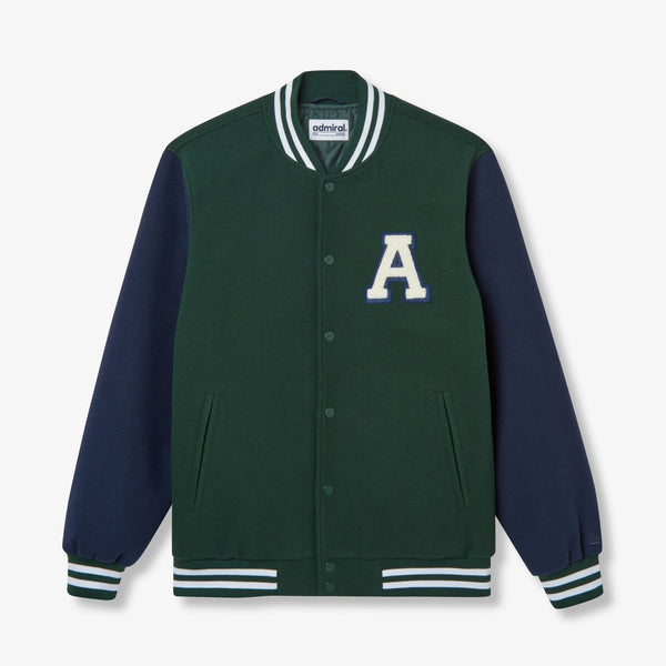 Lincoln Varsity Jacket - Dark Green