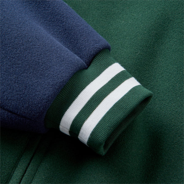 Lincoln Varsity Jacket - Dark Green