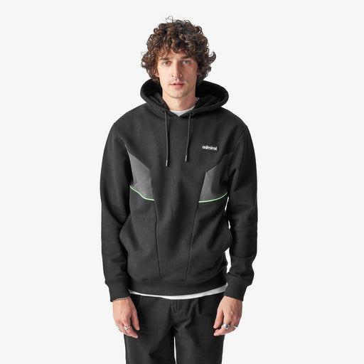 Apollo Panel Hoodie - Black/Lime