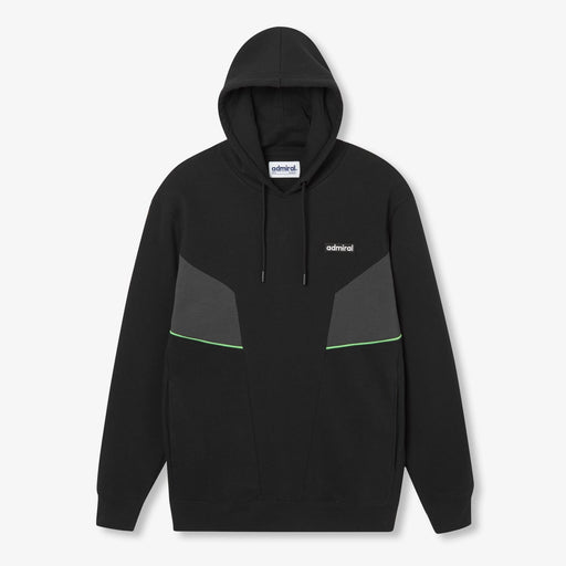 Apollo Panel Hoodie - Black/Lime