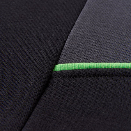 Apollo Panel Hoodie - Black/Lime