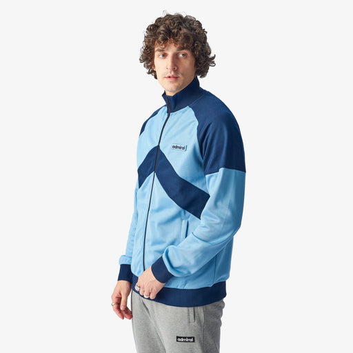 Bridge Track Top - Sky Blue/Navy