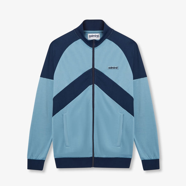 Bridge Track Top - Sky Blue/Navy