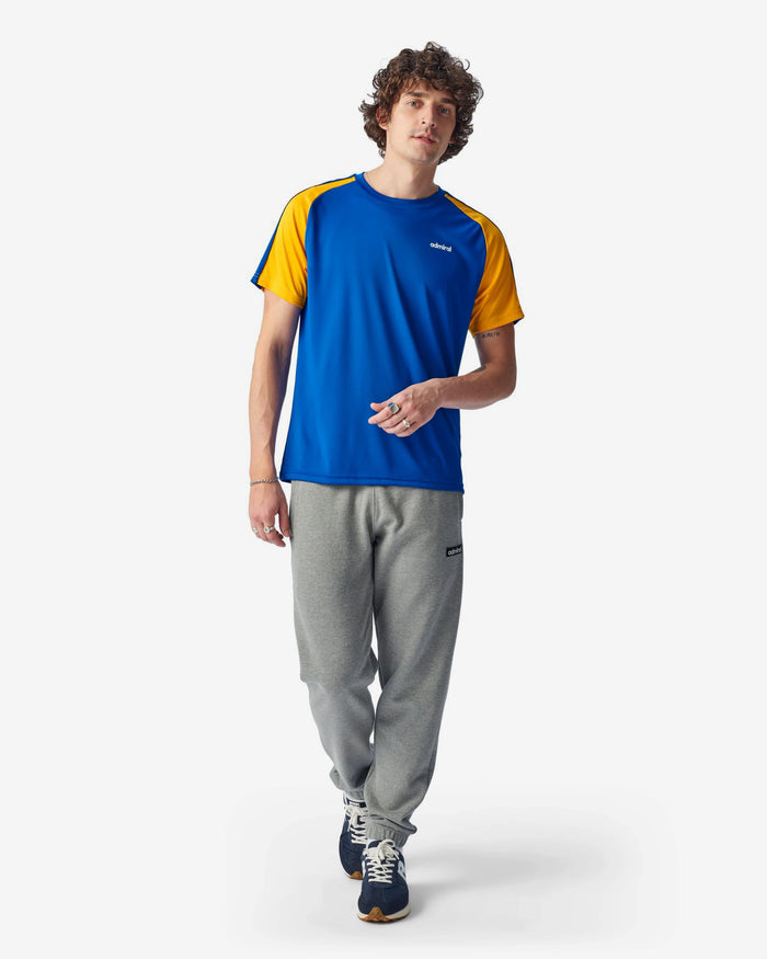 Pluto Poly T-Shirt - Royal Blue/Yellow